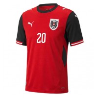 Dětský Fotbalový dres Rakousko Konrad Laimer #20 MS 2026 Domácí Krátký Rukáv (+ trenýrky)